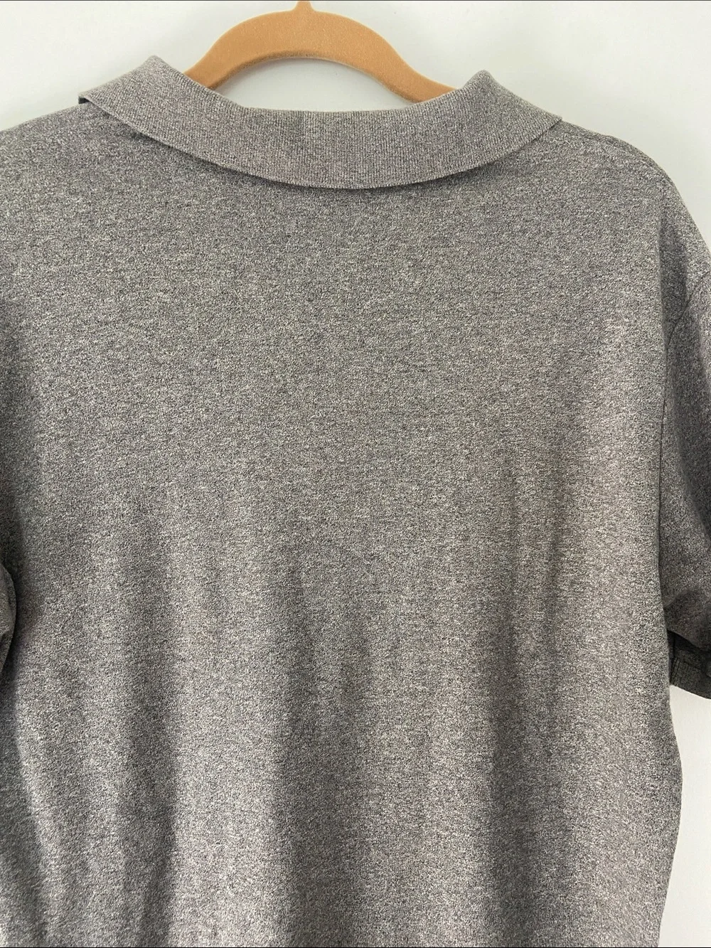 Polo by Ralph Lauren Heather Gray Short-Sleeve Polo with Navy Pony